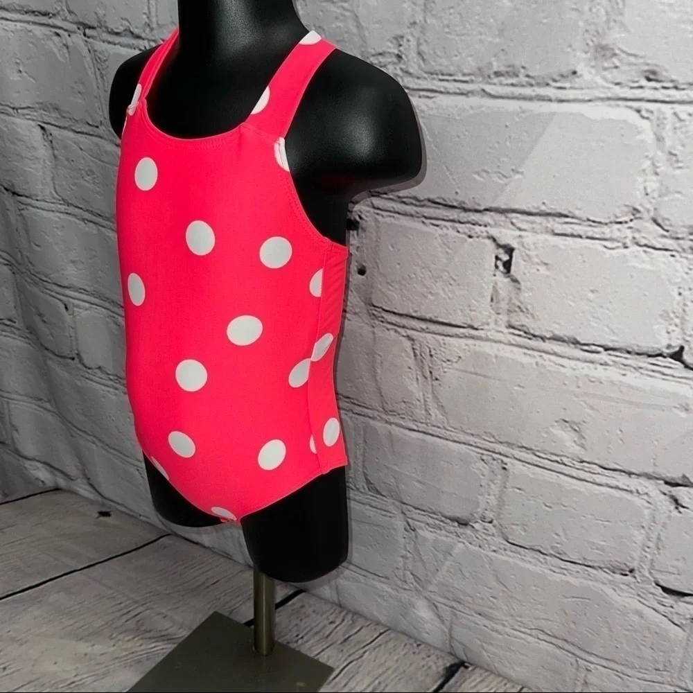 Carters polka dot swimsuit 12m